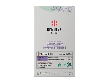 Genuine Tea Moringa Mint Organic Herbal Tea - 1.0 EA
