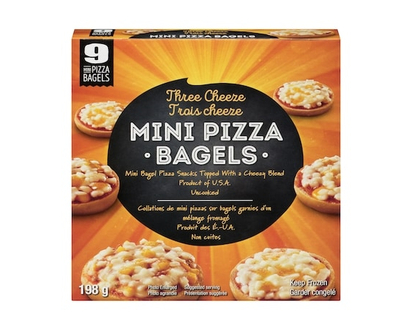 Chef Gusto Mini Pizza Bagel Bites, Three Cheese - 198.0 G
