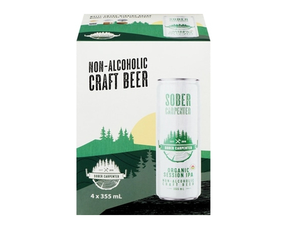 Sober Carpenter Bière artisanale sans alcool Organic Session Ipa - 355.0 ML
