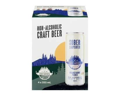 Sober Carpenter Bière de micro sans alcool pilsner blonde biologique - 355.0 ML