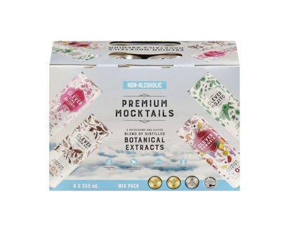 Clever Mocktails Premium Mocktails Mix Pack - 355.0 ML