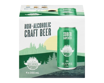 Sober Carpenter Non-Alcoholic Craft Beer Ipa - 355.0 ML