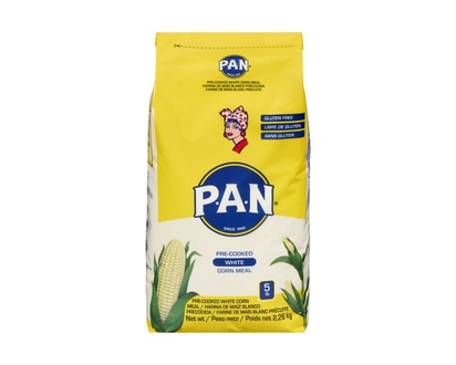 Pan Pre Cooked White Corn Meal - 2.27 KG