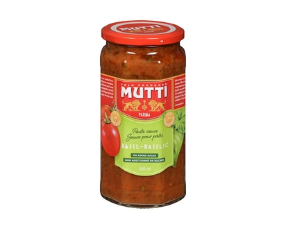 Mutti Pasta Sauce Basil - 660.0 ML