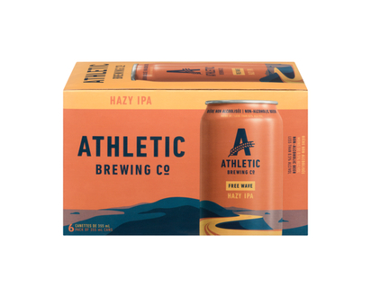 Athletic Brewing Company Non-Alcoholic Beer Free Wave Hazy Ipa - 355.0 ML