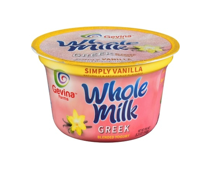 Gevina Greek Blended Yogurt Simply Vanilla - 150.0 G