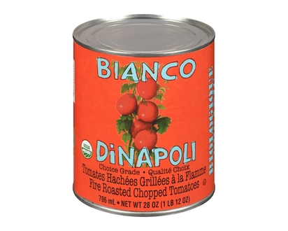 BIANCO DINAPOLI Organic Fire Roasted Chopped Tomatoes - 796.0 ML