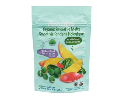 Amara Organic Smoothie Melts Mighty Sweet Greens - 23.0 G