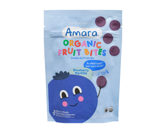Organic Fruit Bites, Blueberry - 23.0 G