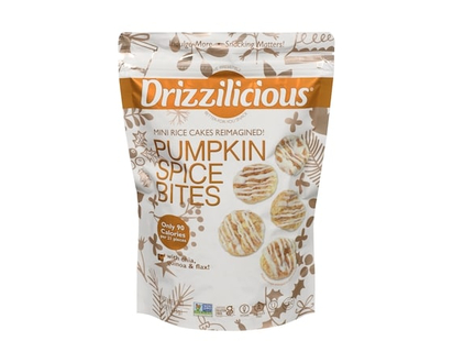Drizzilicious Mini Rice Cakes, Pumpkin Spice - 113.0 G