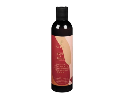 As I Am Restore & Repair Jamaican Black Castor Oil Leave In Conditioner For Hair Types 3 & 4 - 237.0 ML
