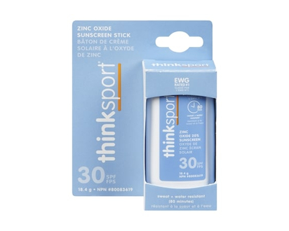 Thinksport Bâton de crème solaire à l'oxyde de zinc fps 30 - 0.64 ML