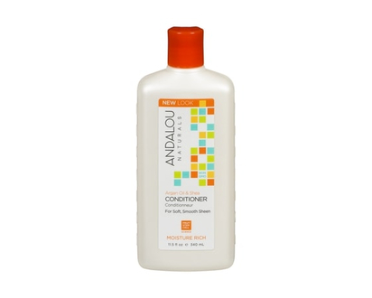 Andalou Naturals Moisture Rich Conditioner, Argan & Sweet Orange - 340.0 ML