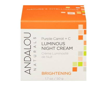 Andalou Naturals Purple Carrot + C Luminous Night Cream - 50.0 ML