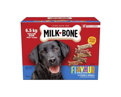 Milkbone Flavour Snacks Medium Assorted Meat Flavours Dog Biscuits - 6.5 KG