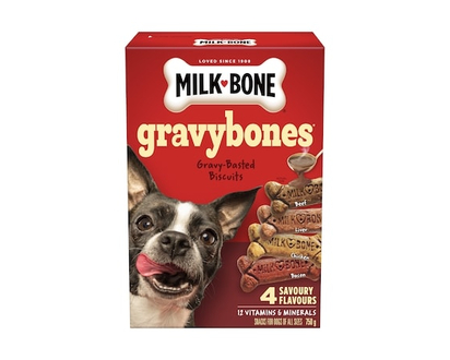 Milkbone GravyBones Meat & Chicken Flavour Dog Snacks - 750.0 G