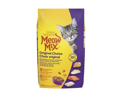 Meow Mix Cat Food Original Choice - 1.42 KG