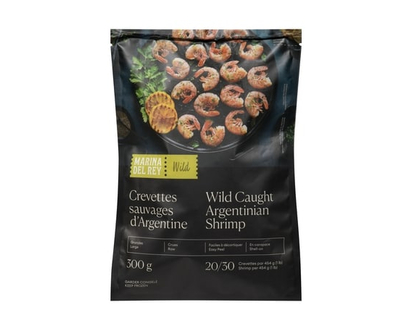 Marina Raw Wild Shrimp, Easy Peel - 300.0 G