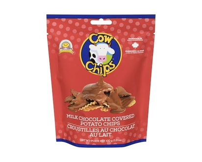 Cow Chips Milk Chocolate Covered Potato Chips - 100.0 G