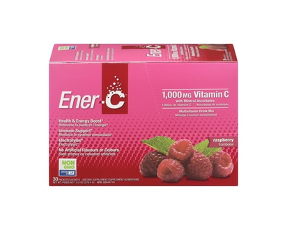 Ener C Vitamin C, Raspberry - 30.0 EA