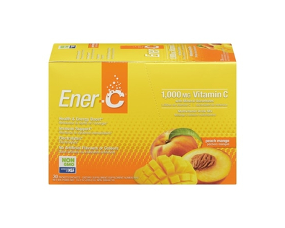 Ener C Vitamine C effervescente, pêches et mangue - 289.0 G