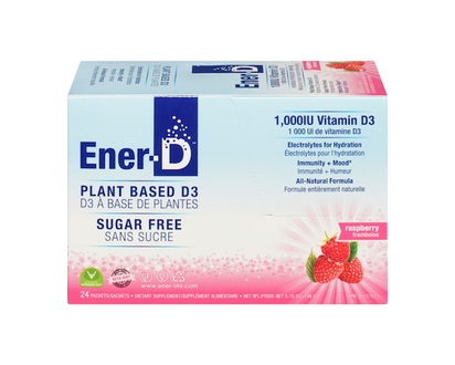 Ener D Sans sucre supplément alimentaire framboise - 146.0 G