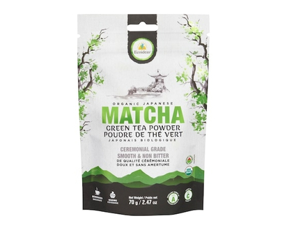 Ecoideas Green Tea Powder Organic Japanese Matcha - 70.0 G