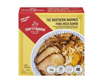 Crafty Ramen The Northern Warmer Pork Miso Ramen - 520.0 G