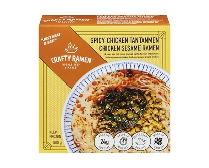Crafty Ramen Spicy Chicken Tantanmen Chicken Sesame Ramen - 500.0 G