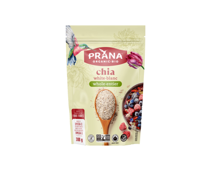 Prana Graines de Chia biologiques blanches entières - 300.0 G