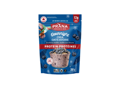 Prana Chia Oats Overnight Blueberry Muffin - 260.0 G