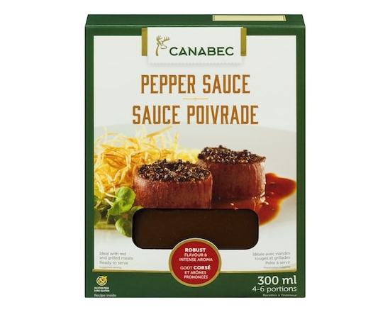 Gibiers Canabec Canabec Sauce Au Poivre - 300.0 G