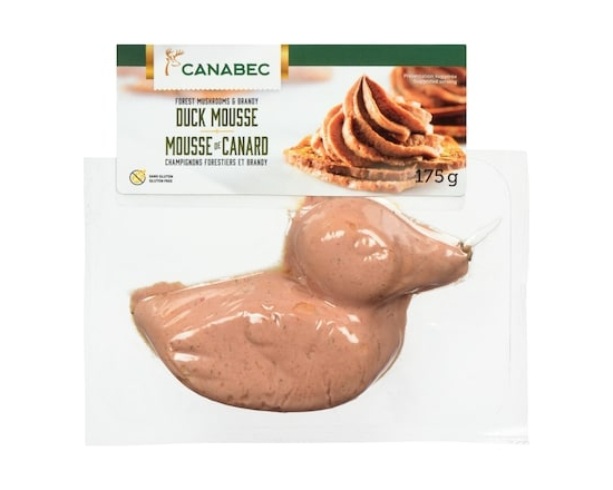 Gibiers Canabec Mousse de canard champignons forestiers et brandy - 175.0 G
