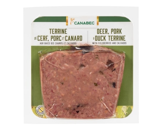Gibiers Canabec Aux Baies Des Champs Et Calvados Terrine De Cerf, Porc Et Canard - 90.0 G