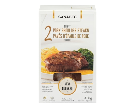 Pavés d'épaule de porc confits - 450.0 G