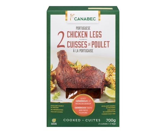 Gibiers Canabec Cuisses de poulet à la portugaise - 700.0 G
