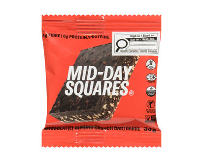 Midday Squares Functional Chocolate Bar Almond Crunch - 33.0 G