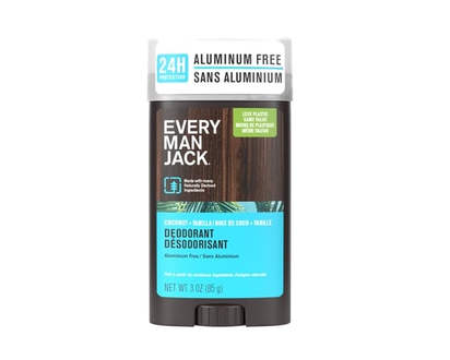 Every Man Jack 85g Deodorant Coconut Vanilla - 85 G