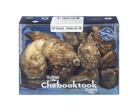 Huîtres cultivées fraîches en coquille - 690.0 G