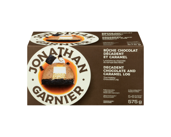 Jonathan Garnier Bûche chocolat décadent et caramel - 575.0 G