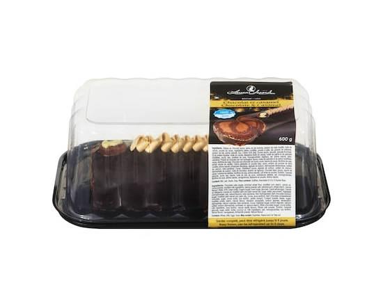 Gâteau bûche chocolat et caramel - 650.0 G