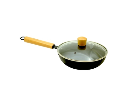 20 cm Wok Long Handle with Lid - 1.0 EA