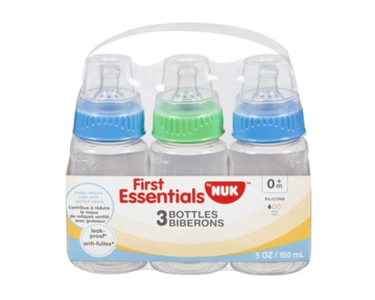 Gerber Silicone Bottle, Slow Flow - 5.0 EA
