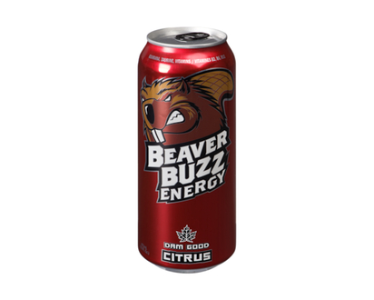 Beaver Buzz Energy Drink, Citrus - 473.0 ML
