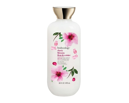 Bodycology Cherry Blossom 2-in-1 Body Wash and Bubble Bath - 473 ML