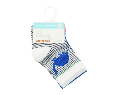 Joe Fresh Baby Boy Crew - 3 EA