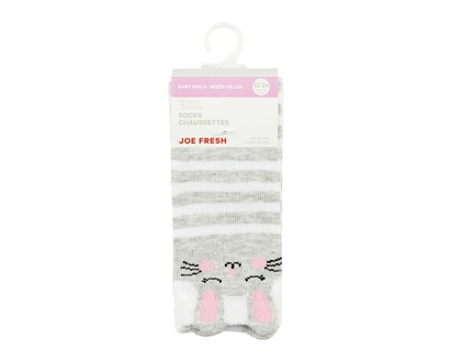 Joe Fresh Baby Girl Crew 12-24 - 3 EA