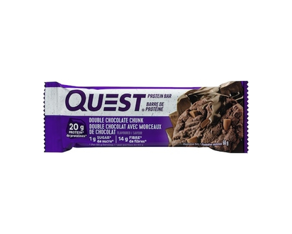 Questbar Protein Bar, Double Chocolate Chunk - 60.0 G