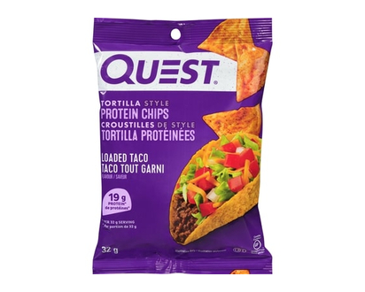 Quest Tortilla Style Protein Chips Loaded Taco Flavour - 32.0 G