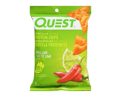 Quest Chili Lime Flavoured Tortilla Style Protein Chips - 32.0 G